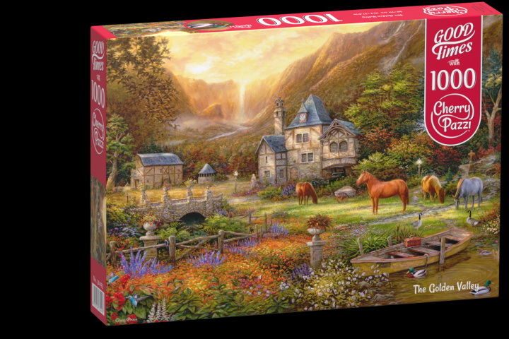 Hra/Hračka Cherry Pazzi Puzzle - The Golden Valley 1000 dílků 