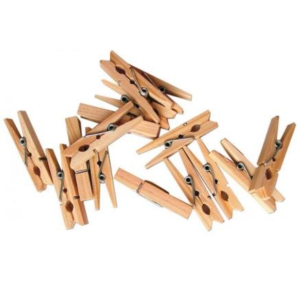 Carte Playbox Dřevěné kolíčky 25 mm - přírodní 100 ks 