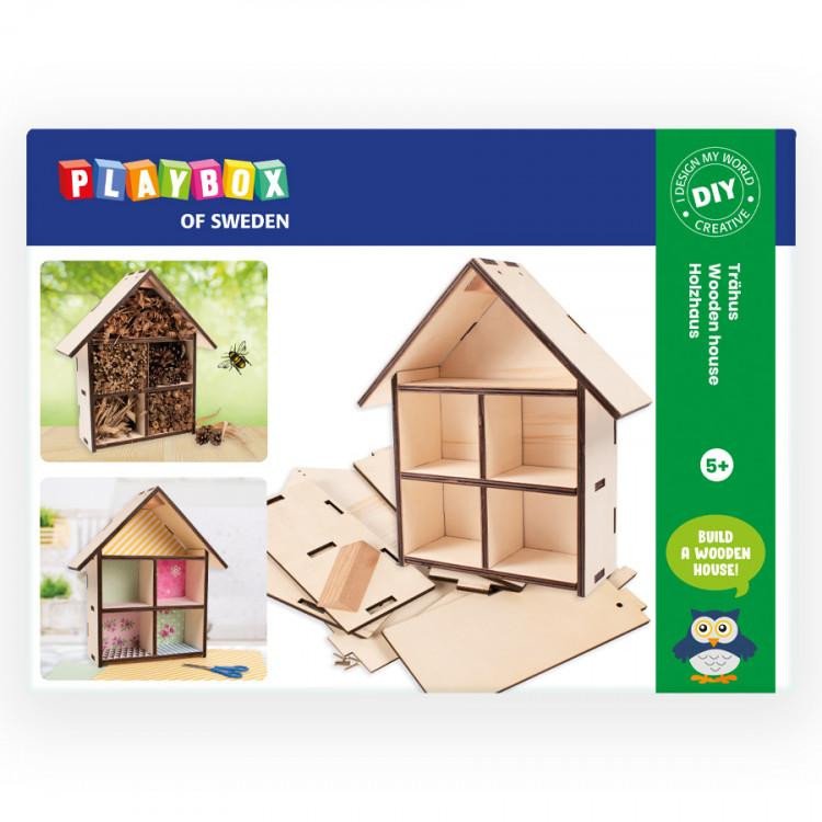 Book Playbox Dřevěný domek pro hmyz 