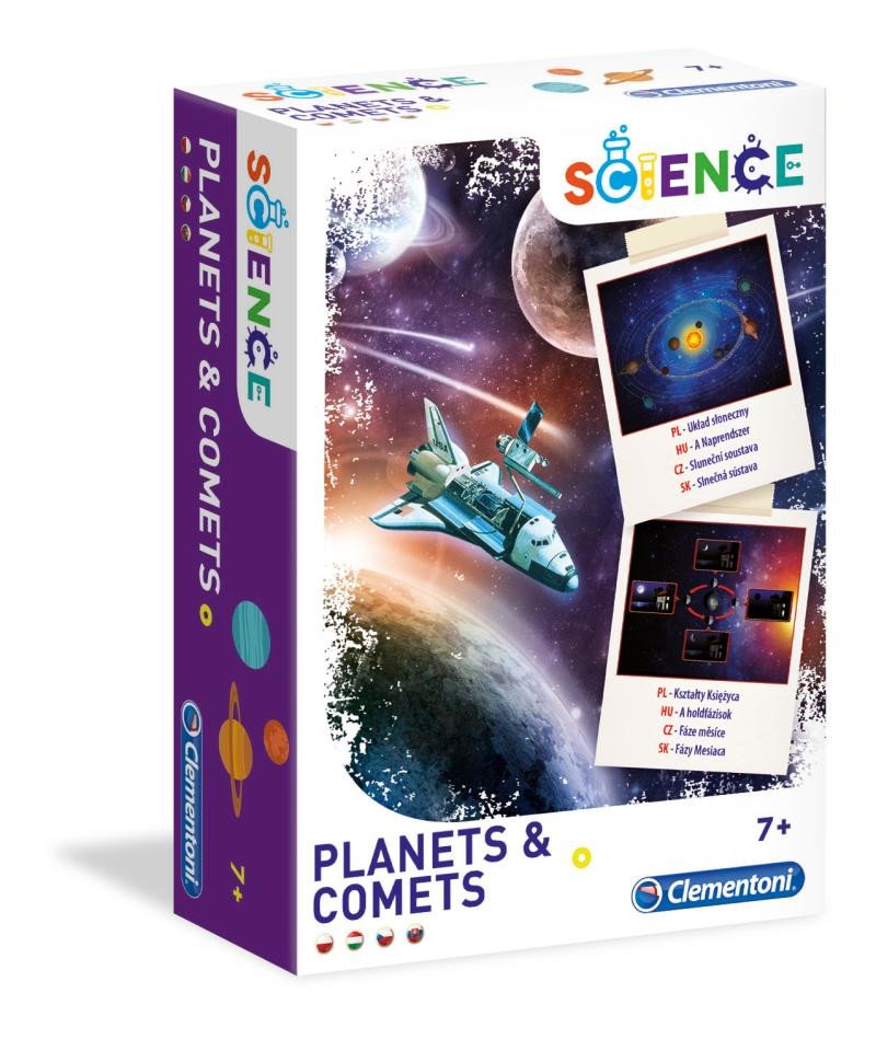 Gra/Zabawka Clementoni - Planety a komety - vědecká sada SCIENCE 