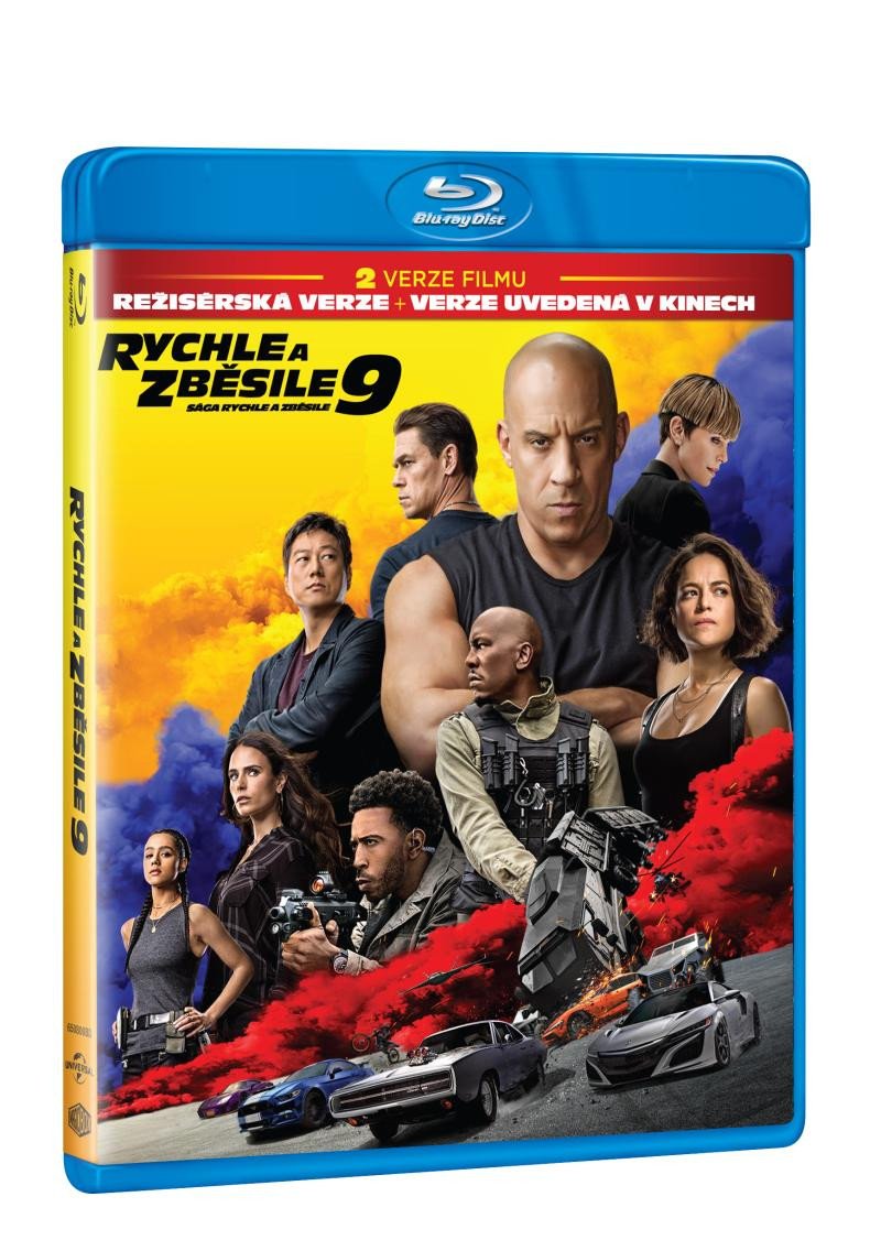 Видео Rychle a zběsile 9 Blu-ray - původní a režisérská verze 
