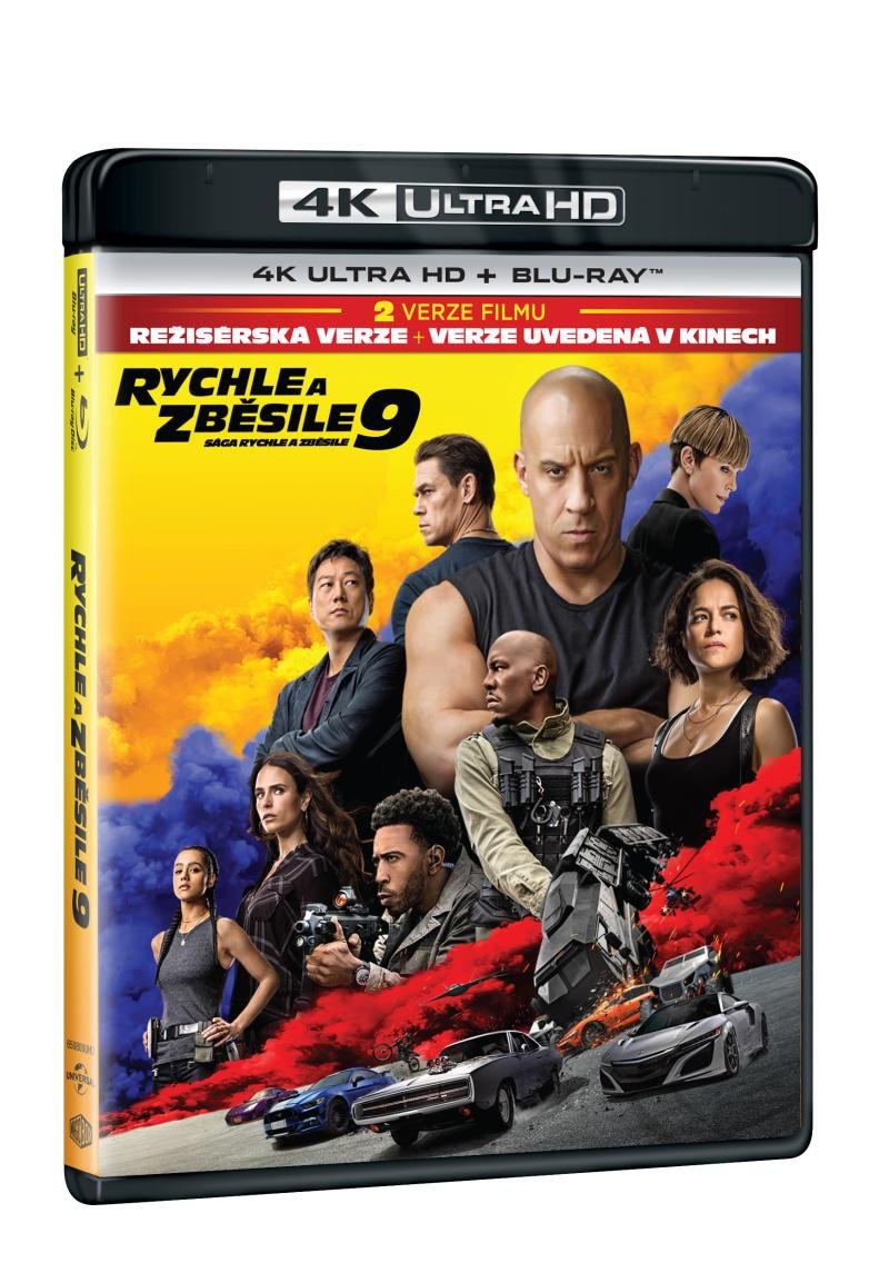 Видео Rychle a zběsile 9 (4K Ultra HD + Blu-ray) - původní a režisérská verze 