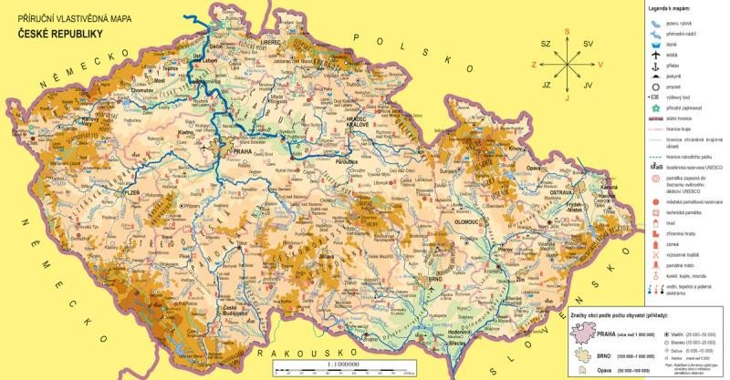 Tiskovina Náhradní mapa k učebnici Vlastivěda 5 - ČR jako součást Evropy 