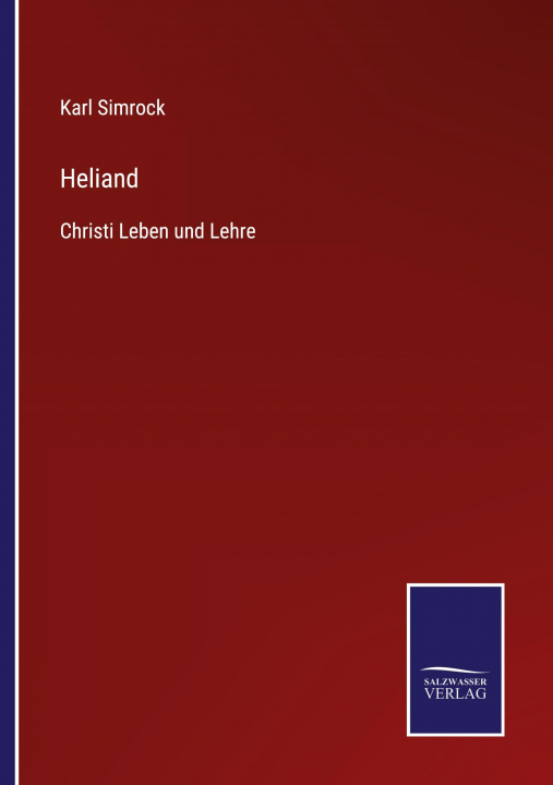 Knjiga Heliand Karl Simrock