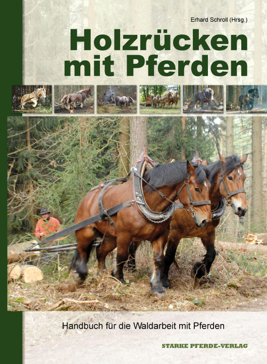 Carte Holzrücken mit Pferden 
