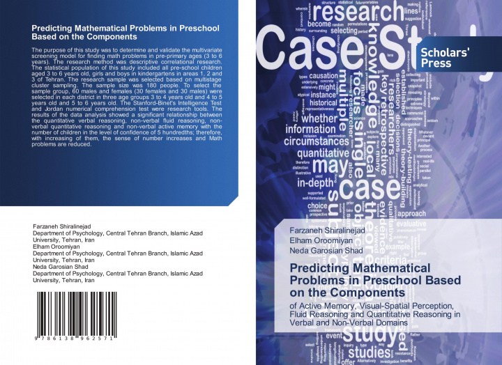 Knjiga Predicting Mathematical Problems in Preschool Based on the Components Elham Oroomiyan