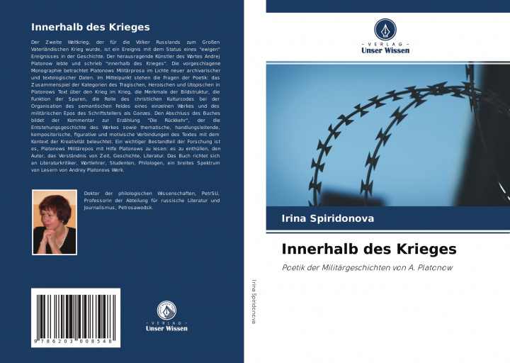 Knjiga Innerhalb des Krieges Irina Spiridonova