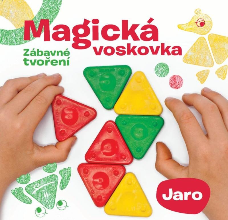 Kniha Magická voskovka sada - Jaro (knížka, voskovky, výseky) 