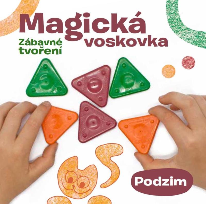 Książka Magická voskovka sada - Podzim (knížka, voskovky, výseky) 