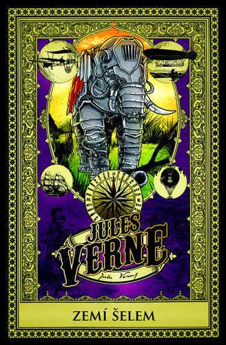 Kniha Zemí šelem Jules Verne