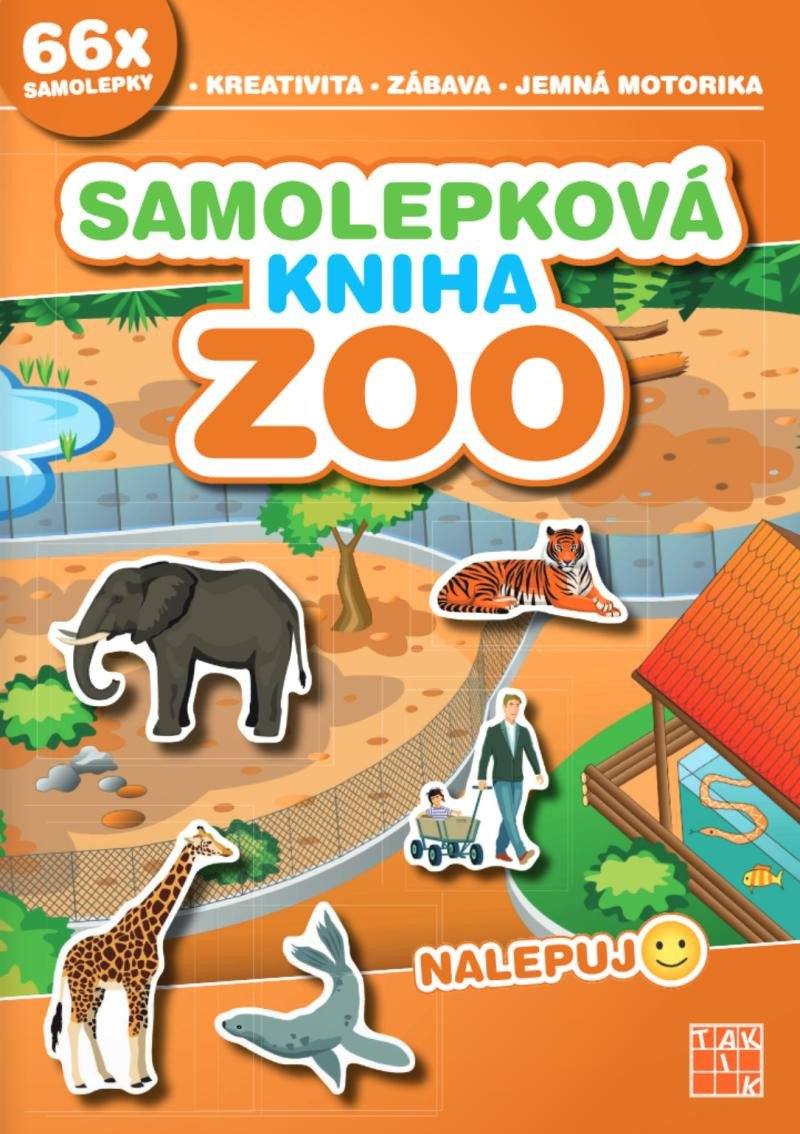 Книга Samolepková kniha ZOO - Nalepuj 