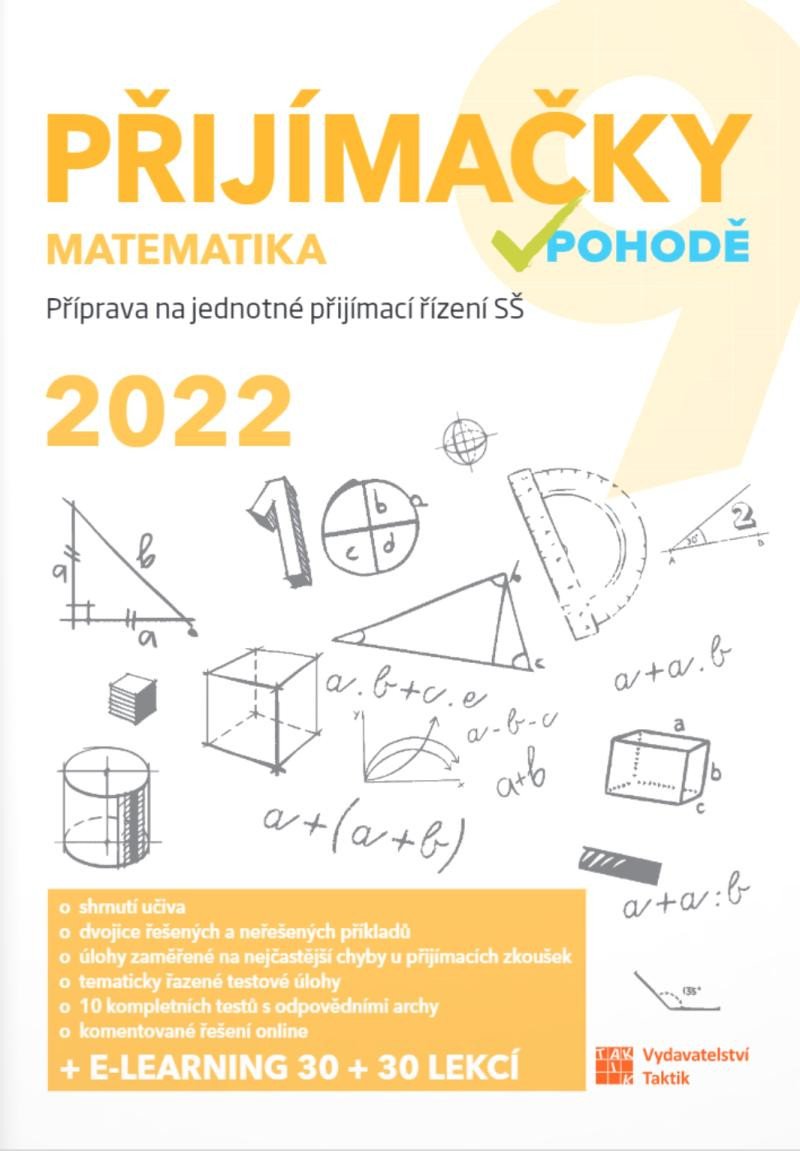 Kniha Přijímačky 9 - matematika 2022 