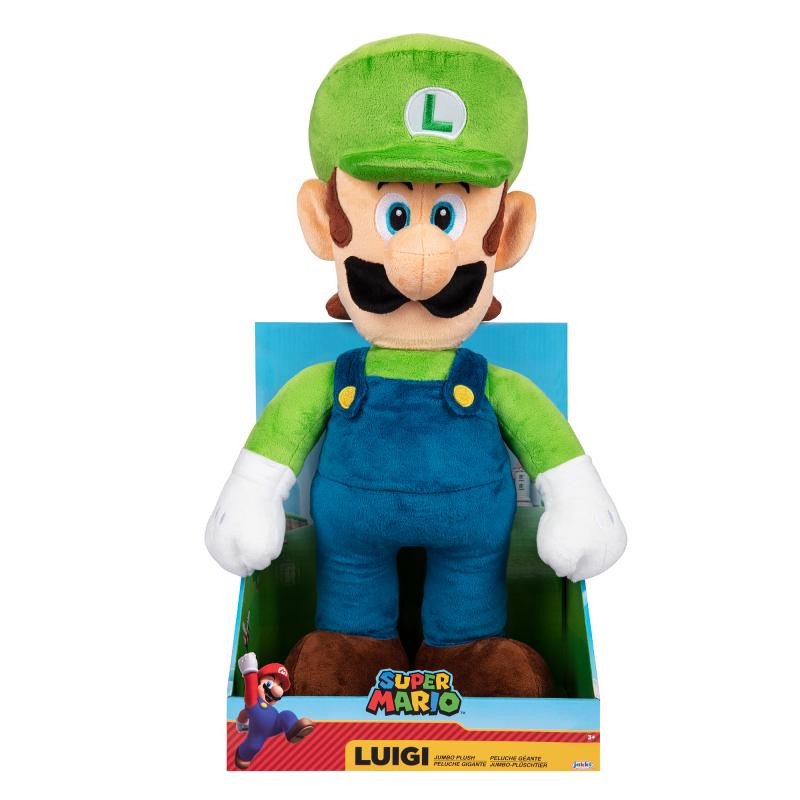 Hra/Hračka Plyšák Super Mario - Luigi, velikost Jumbo 30 cm 