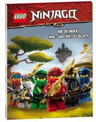 Kniha LEGO® NINJAGO® - Mein Maxi Mal- und Rätselblock 