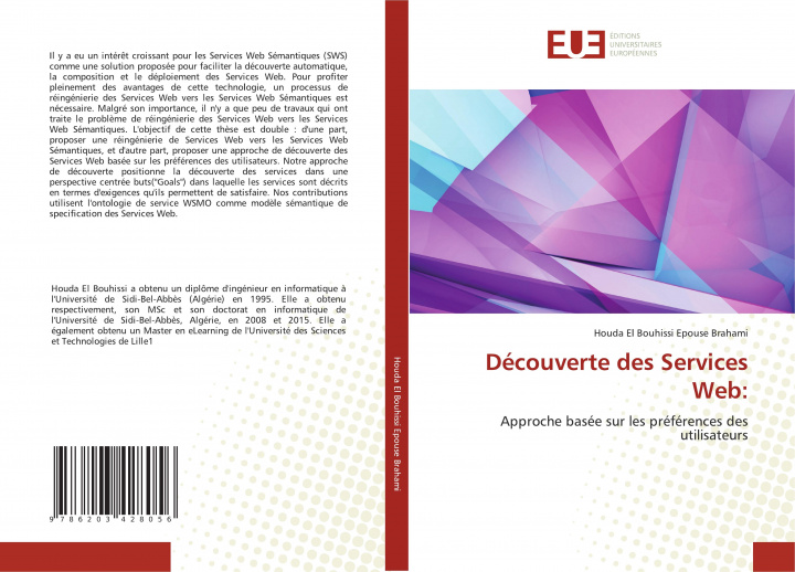 Knjiga Decouverte des Services Web Houda El Bouhissi Epouse Brahami
