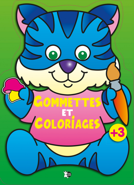 Carte Chat bleu collegium