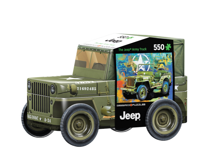 Játék Military Jeep Tin Eurographics