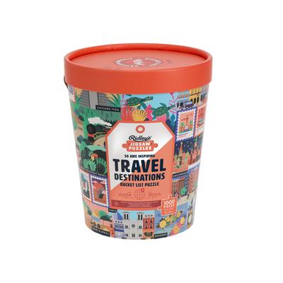 Game/Toy 50 Awe-Inspiring Travel Destinations Bucket List 1000-Piece Puzzle Ridley's Games