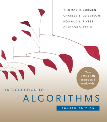 Book Introduction to Algorithms, fourth edition Thomas H. Cormen
