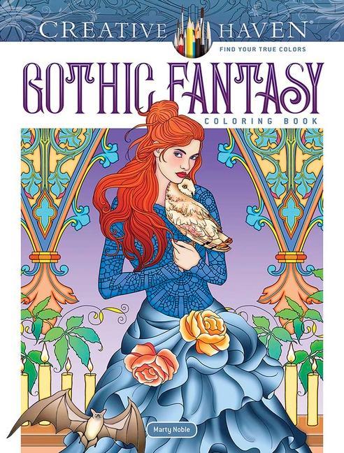 Kniha Creative Haven Gothic Fantasy Coloring Book Marty Noble