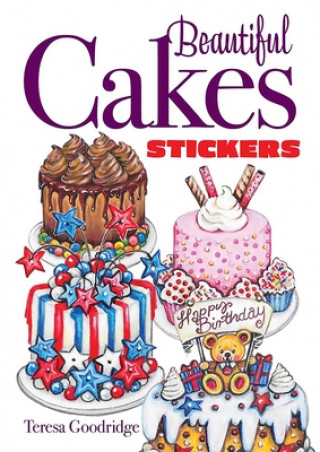 Książka Beautiful Cakes Stickers Teresa Goodridge