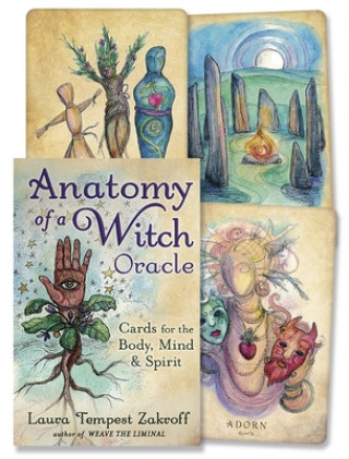 Hra/Hračka Anatomy of a Witch Oracle: Cards for the Body, Mind & Spirit Laura Tempest Zakroff