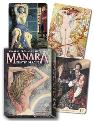 Tiskanica Manara Erotic Oracle: Chakras, Eros, and Astrology Milo Manara