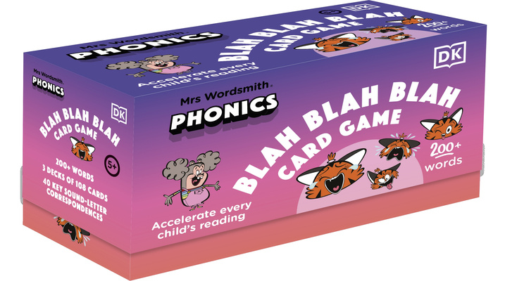 Játék Mrs Wordsmith Phonics Blah Blah Blah Card Game, Kindergarten & Grades 1-2: Accelerate Every Child S Reading Mrs Wordsmith