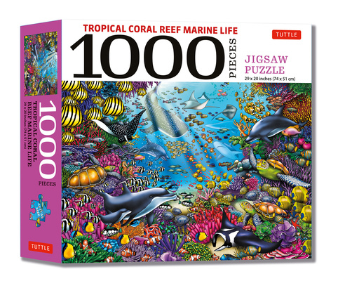 Buch Tropical Coral Reef Marine Life - 1000 Piece Jigsaw Puzzle Hue Huynh