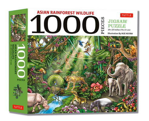 Kniha Asian Rainforest Wildlife - 1000 Piece Jigsaw Puzzle Hue Huynh