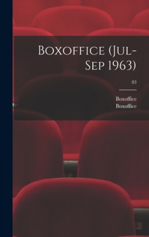 Kniha Boxoffice (Jul-Sep 1963); 83 Boxoffice