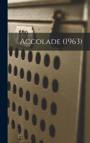 Kniha Accolade (1963) Anonymous