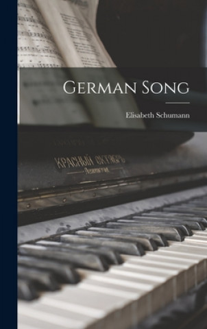 Knjiga German Song Elisabeth Schumann
