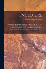 Enclosure: Digest of Articles (28 Pages) Digest of Articles in the Technical Fields of Transportation, Chemical Engineering, Gene