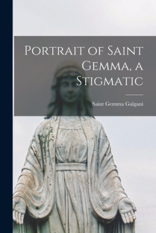 Carte Portrait of Saint Gemma, a Stigmatic Gemma Saint Galgani