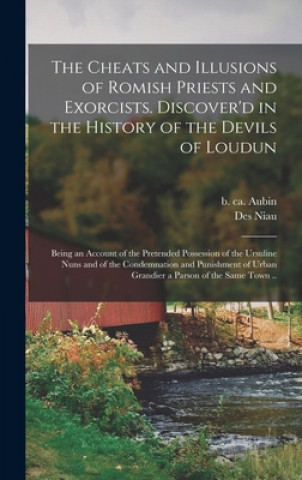 Book Cheats and Illusions of Romish Priests and Exorcists. Discover'd in the History of the Devils of Loudun B. Ca 1655 Aubin