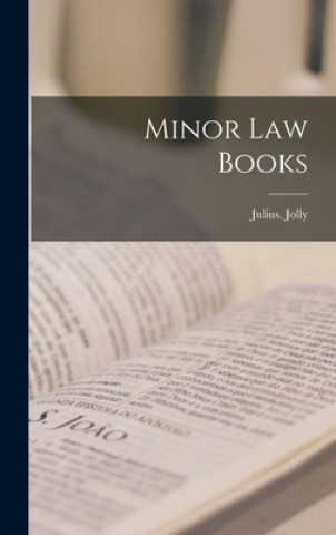 Book Minor Law Books Julius Jolly