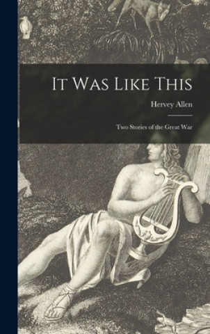 Könyv It Was Like This: Two Stories of the Great War Hervey 1889-1949 Allen