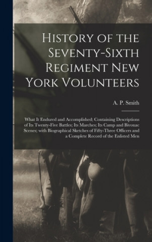 Book History of the Seventy-sixth Regiment New York Volunteers; What It Endured and Accomplished; Containing Descriptions of Its Twenty-five Battles; Its M A. P. (Abram P. ). Smith