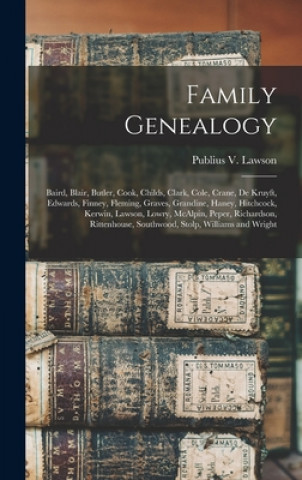 Book Family Genealogy Publius V. (Publius Virgilius) Lawson