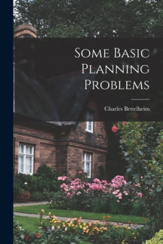 Knjiga Some Basic Planning Problems Charles Bettelheim