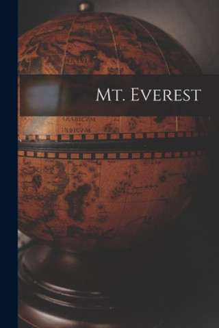 Kniha Mt. Everest Anonymous