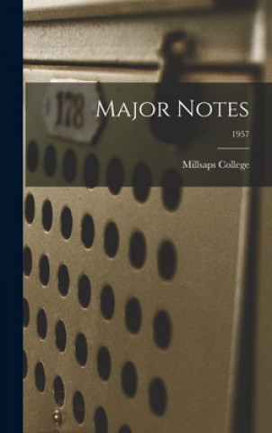 Knjiga Major Notes; 1957 Millsaps College
