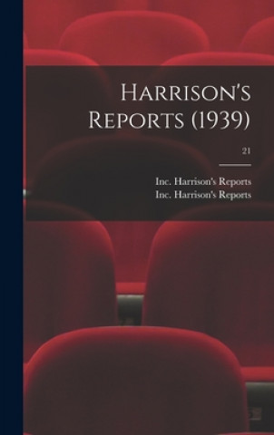 Knjiga Harrison's Reports (1939); 21 Inc Harrison's Reports