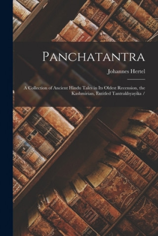 Carte Panchatantra Johannes Hertel