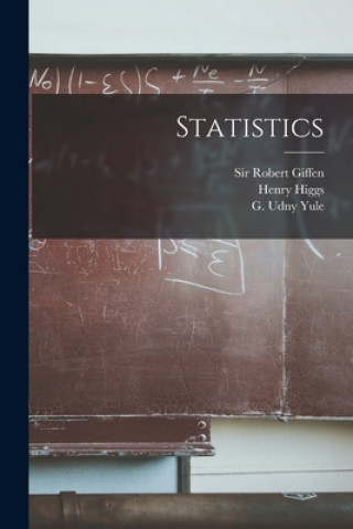 Knjiga Statistics [microform] Robert Giffen