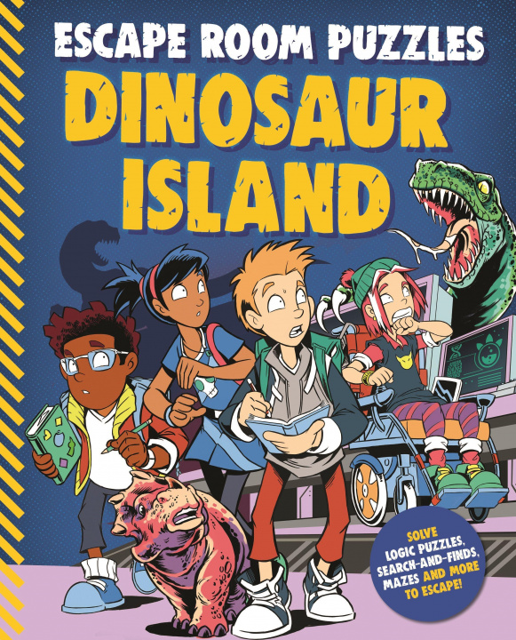 Książka Escape Room Puzzles: Dinosaur Island 