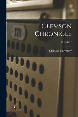 Buch Clemson Chronicle; 1926-1927 Clemson University