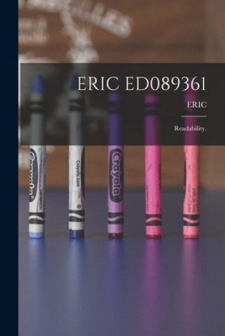 Knjiga Eric Ed089361: Readability. Eric