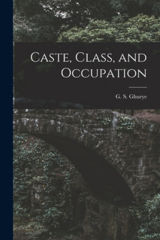 Книга Caste, Class, and Occupation G. S. (Govind Sadashiv) 1893 Ghurye
